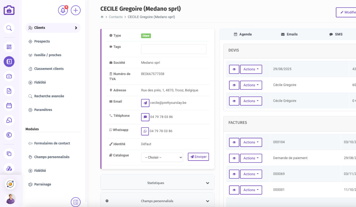 Interface Fotostudio