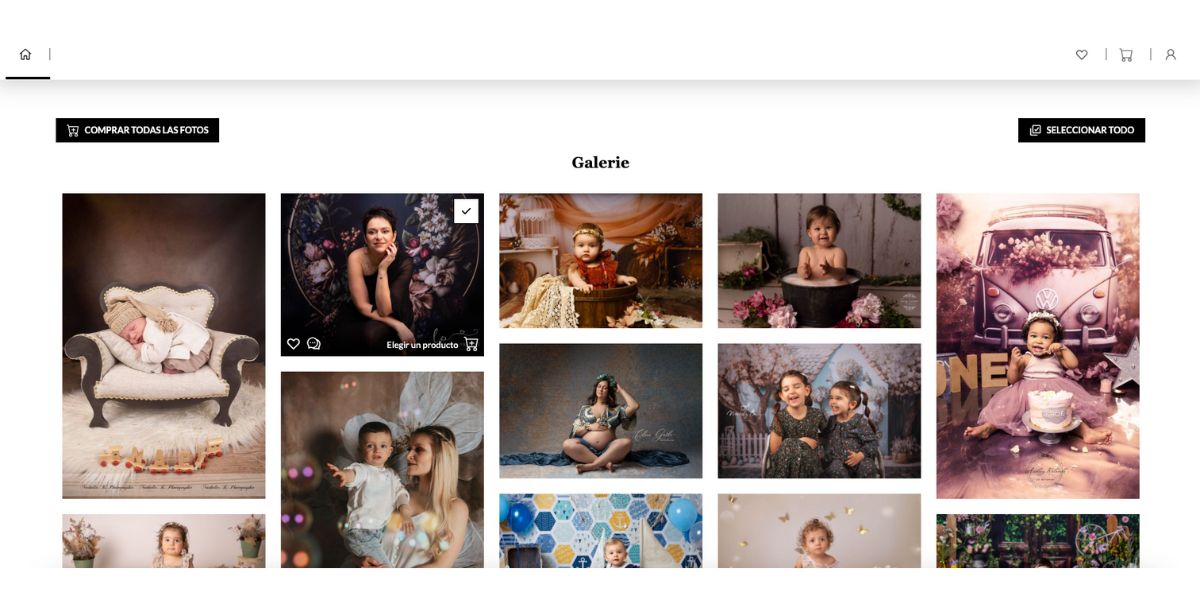 Recorrido del cliente fotógrafo con y sin seguimiento