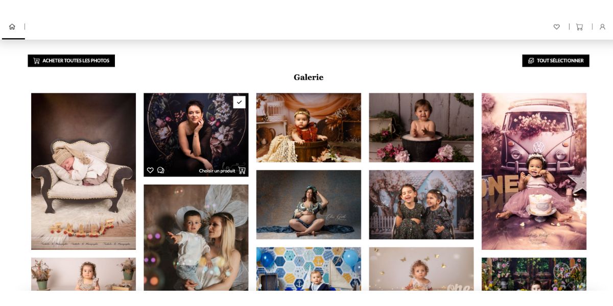 Parcours client photographe avec et sans suivi
